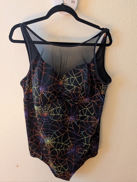torrid Other - Torrid Spiderweb Halloween One Piece Swimsuit Size 3 3X